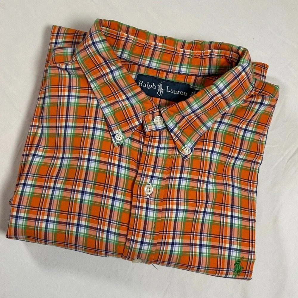 Ralph Lauren Mens XXL Shirt Shacket Plaid Button Down Long Sleeve Lined‎ 2 Ply